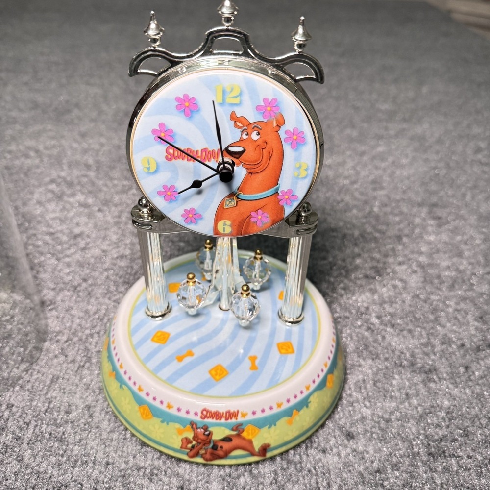 Vintage‎ Scooby- Doo Porcelain Collectible Anniversary Clock Cartoon Network - Picture 4 of 9
